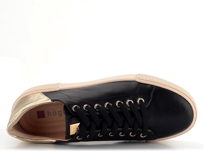 Högl sneakers polobotky Schwarz/Platin 7-103601